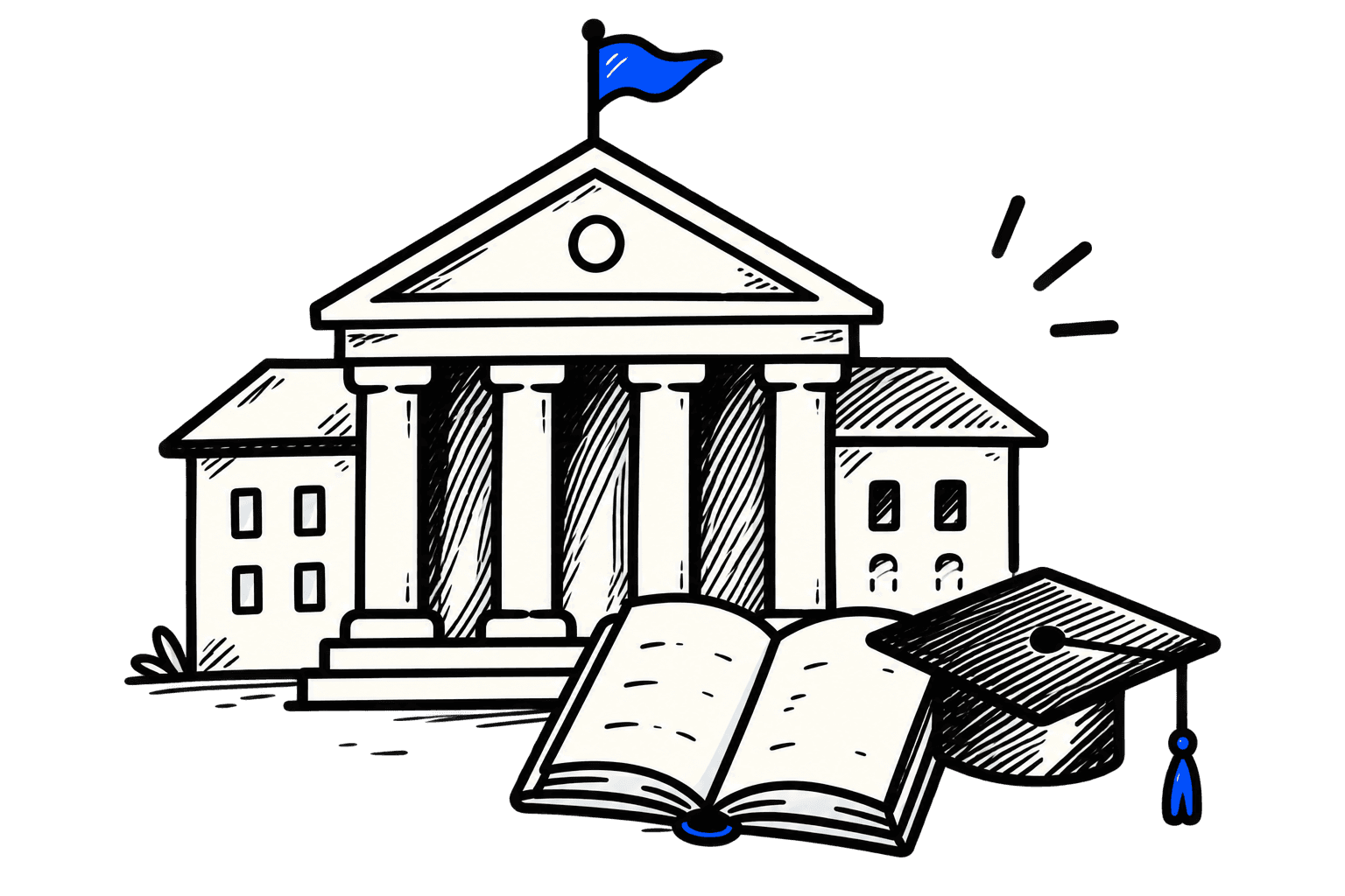 AITD University Website project illustration